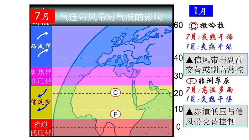 3.3气压带、风带对气候的影响课件PPT第7页