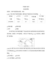 人教版 (2019)第三章 大气的运动本章综合与测试达标测试