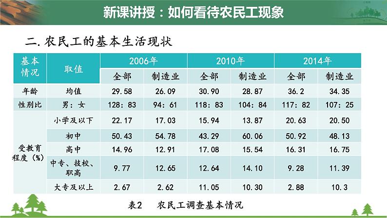人教版地理必修二1.4问题研究 如何看待农民工现象 课件第8页