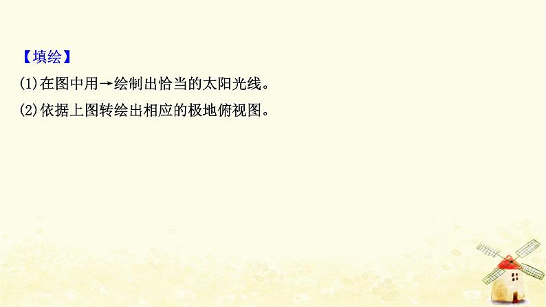 高考地理一轮复习图表解读突破系列1晨昏线图的判读课件新人教版03