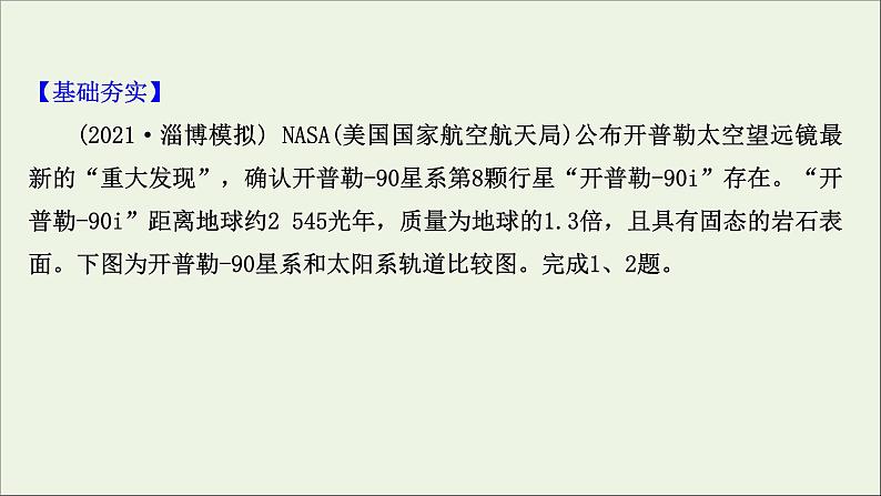 高考地理一轮复习课时作业三地球的宇宙环境和地球的圈层结构课件02