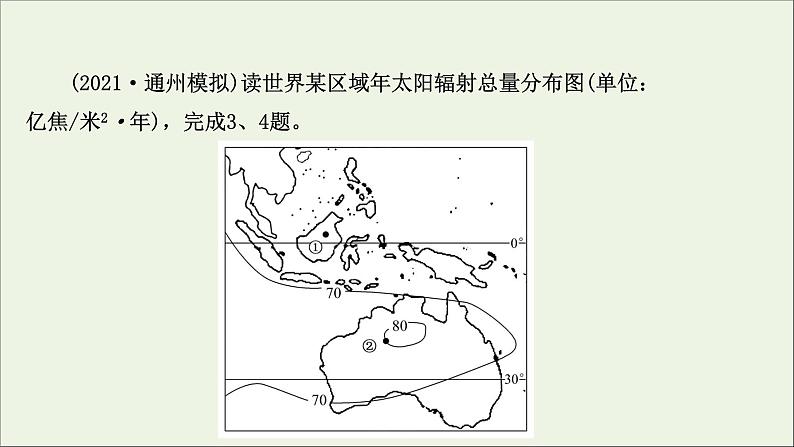 高考地理一轮复习课时作业三地球的宇宙环境和地球的圈层结构课件06