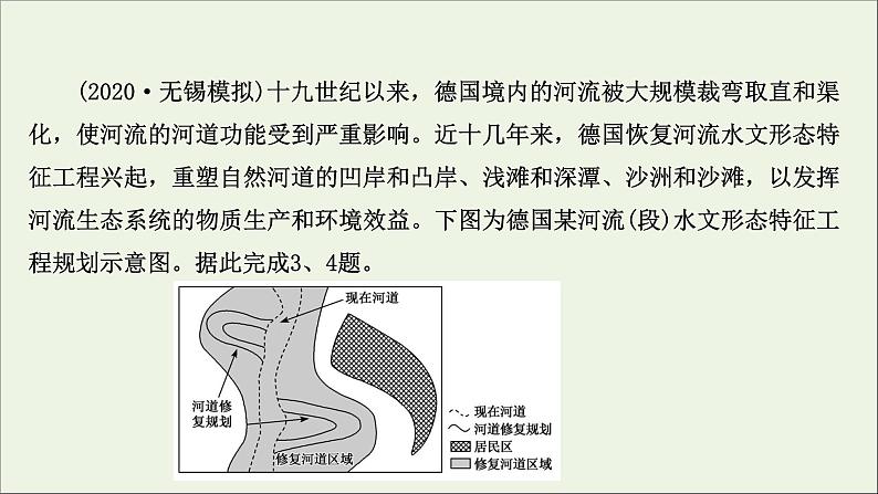 高考地理一轮复习课时作业三十五流域内协调发展课件06