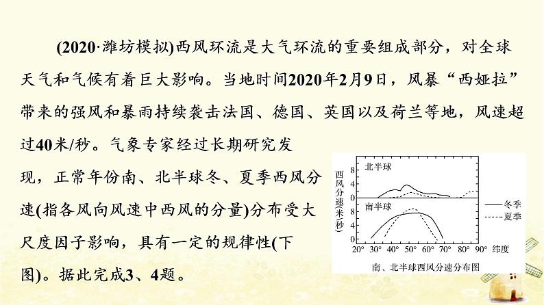 高考地理一轮复习课时练习12气压带和风带对气候的影响课件新人教版05