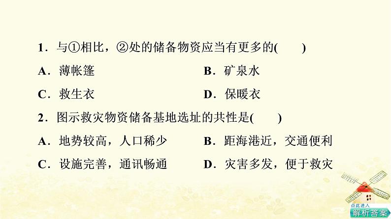 高考地理一轮复习课时练习25防灾减灾地理信息技术在防灾减灾中的应用课件新人教版第3页