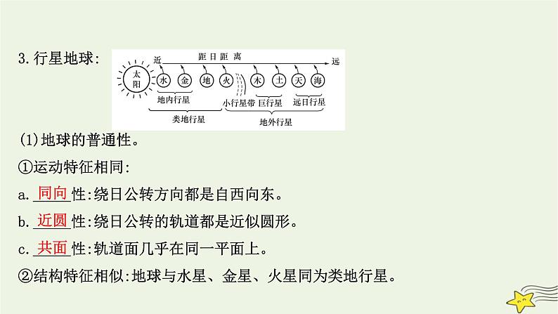 高考地理一轮复习第二章宇宙中的地球第一节地球的宇宙环境和太阳对地球的影响课件新人教版06