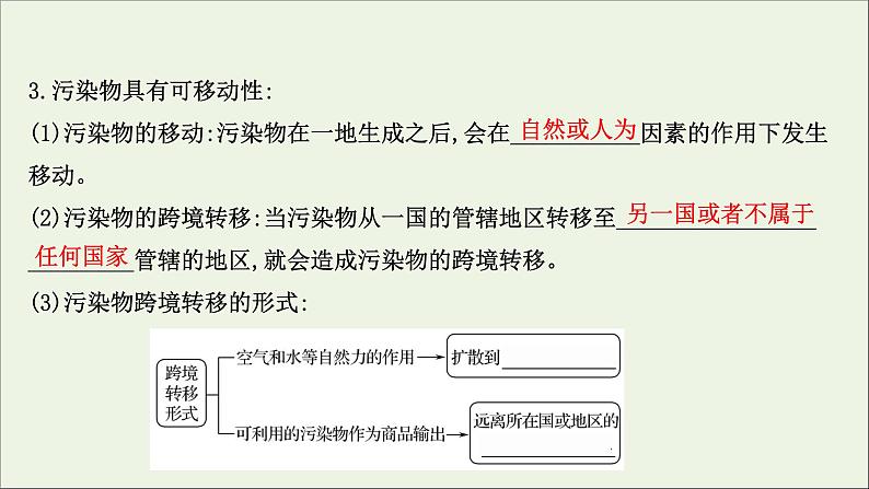 高考地理一轮复习第十九单元生态环境与国家安全第三节污染物跨境转移与环境安全课件鲁教版04