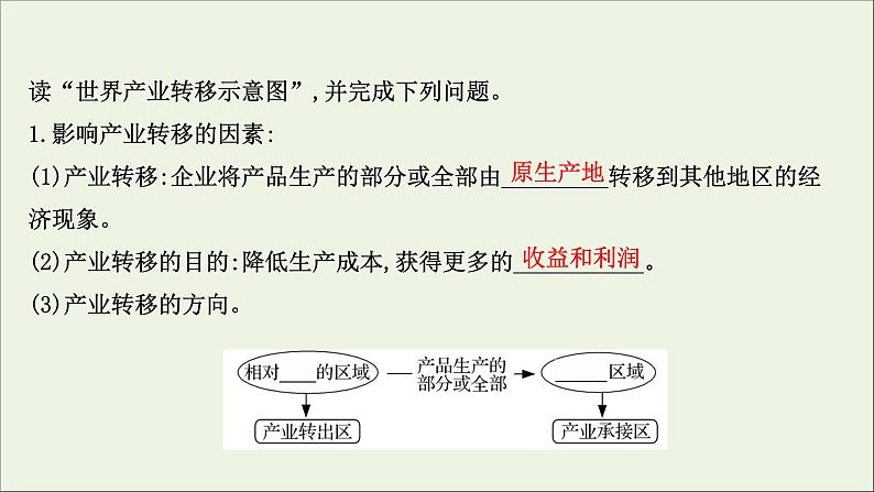 高考地理一轮复习第十八章区际联系与区域协调发展第三节产业转移与国际合作课件新人教版04