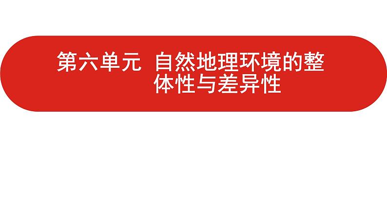 全国通用高中地理一轮复习   第六单元 自然地理环境的整体性与差异性  课件第1页