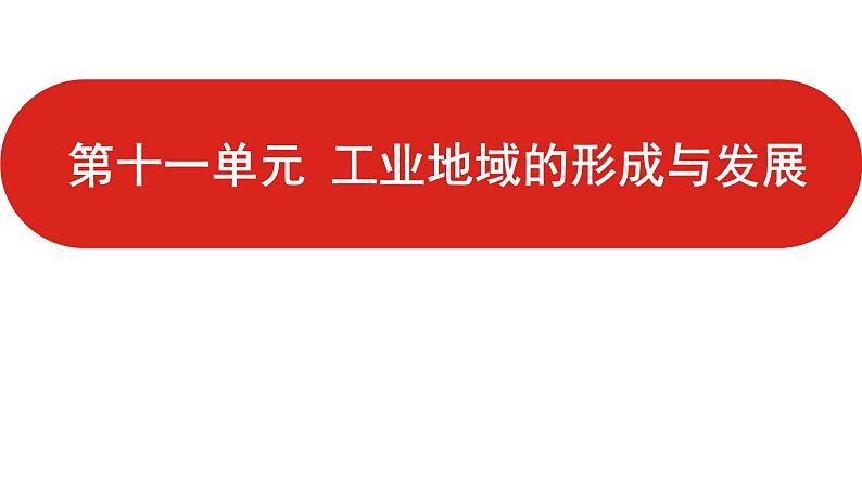 全国通用高中地理一轮复习   第十一单元 工业地域的形成与发展  课件第1页