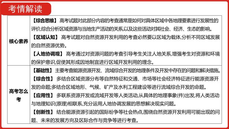 全国通用高中地理一轮复习   第十六单元 区域自然资源综合开发利用  课件04