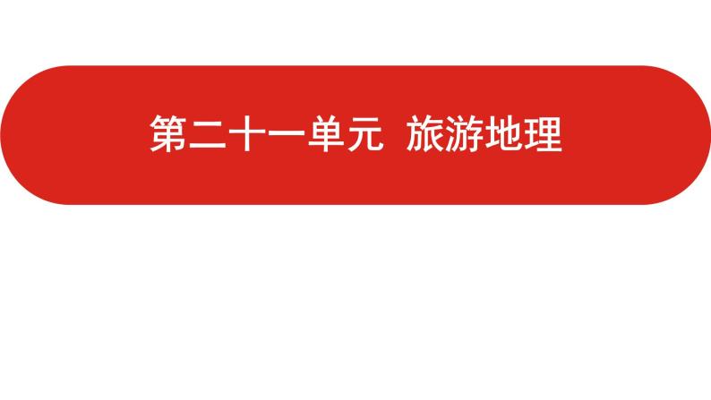 全国通用高中地理一轮复习   第二十一单元 旅游地理  课件01