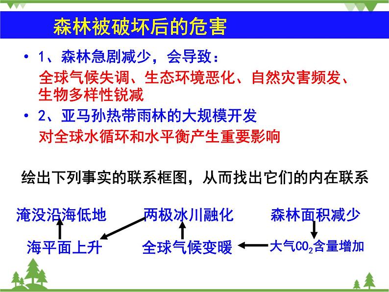 人教版地理必修三 2.2森林的开发与保护以亚马孙热带雨林为例课件第5页