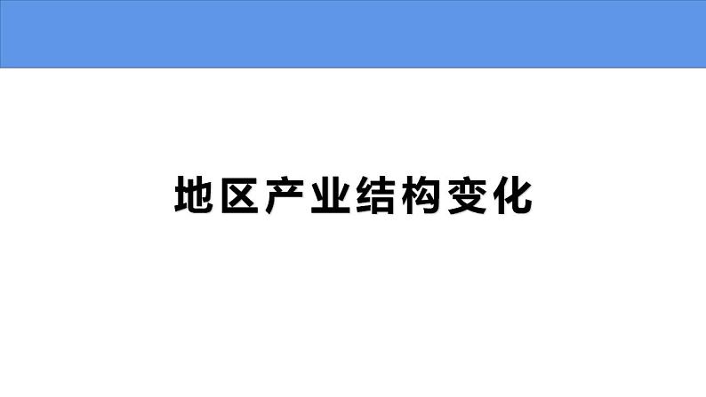 3.2 地区产业结构变化-高二地理上学期同步课堂备课课件（人教版2019选择性必修2）01