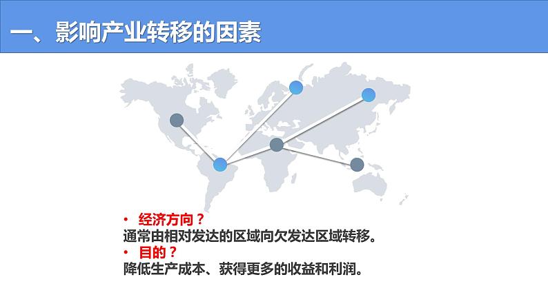 4.3 产业转移-高二地理上学期同步课堂备课课件（人教版2019选择性必修2）06