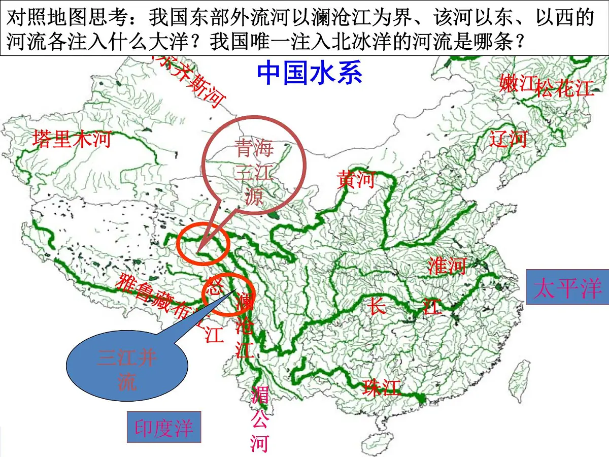 2021届高三 区域地理复习 第二部分 中国地理 第6讲 中国河流和湖泊(第1课时）课件PPT第5页