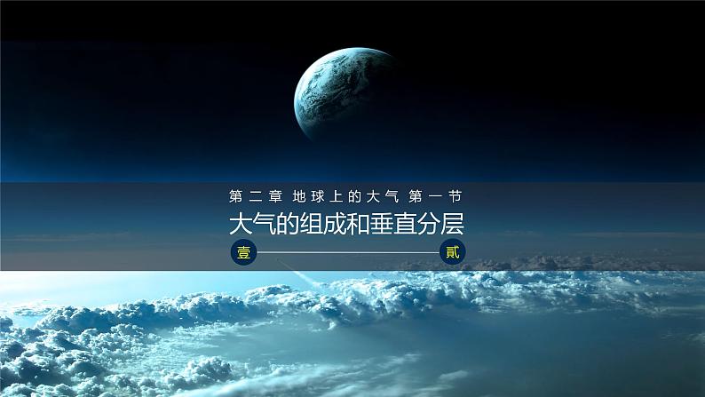 2.1大气的组成和垂直分层 课件 2021-2022学年高一上学期地理人教版（2019）必修第一册01