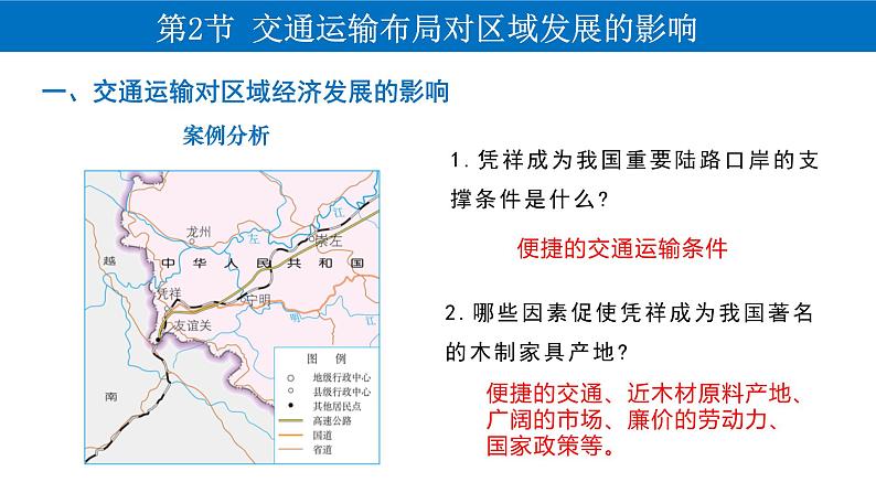 4.2 交通运输布局对区域发展的影响 课件-人教版（2019）高中地理必修二第6页