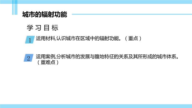 3.1城市的辐射功能课件2021-2022学年人教版（2019）高二地理选择性必修二03