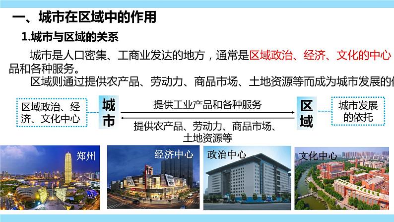 3.1城市的辐射功能课件2021-2022学年人教版（2019）高二地理选择性必修二05