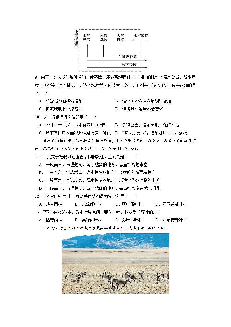 2021-2022学年（鲁教版2019必修第一册）高一地理上学期高频考题期末测试卷01（word版含答案）03