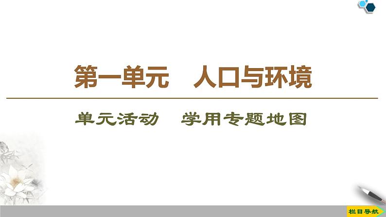 必修2地理新教材鲁教第1单元单元活动　学用专题地图ppt_401