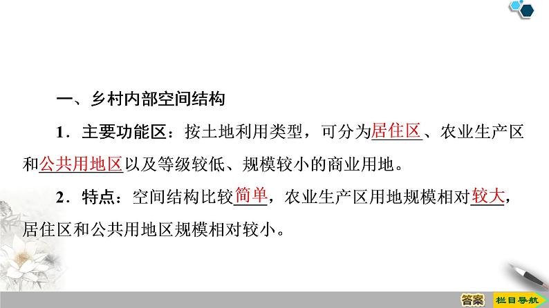 必修2地理新教材鲁教21城乡内部空间结构ppt_8第4页