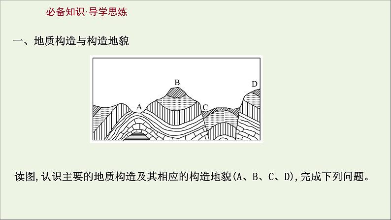 高考地理一轮复习第二单元地表形态的变化第二节内力作用与地表形态课件03