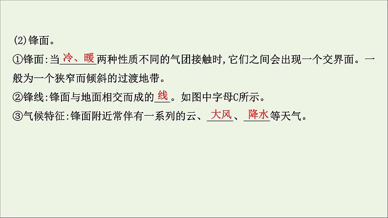 高考地理一轮复习第三单元天气与气候第四节常见的天气系统课件06