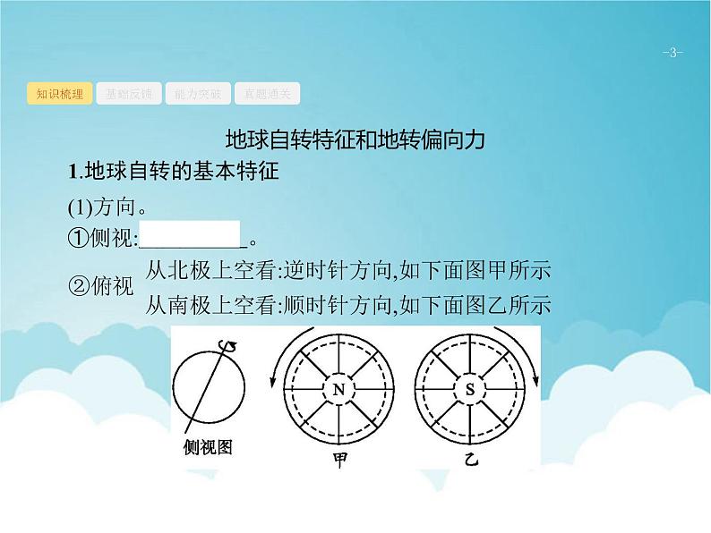 高考地理一轮复习第一部分自然地理第二章第2讲地球的自转及其地理意义课件新人教版03