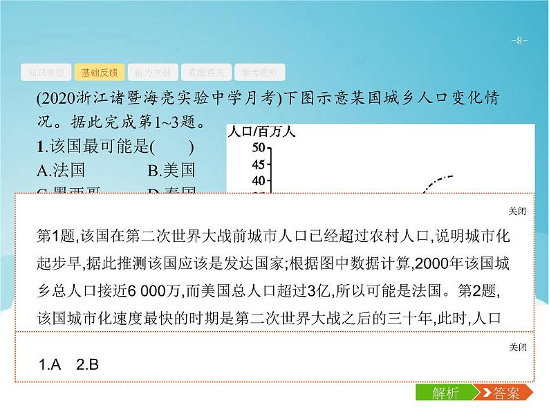 高考地理一轮复习第二部分人文地理第九章第2讲城市化课件新人教版08