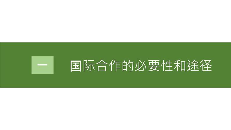 高中地理人教版（2019）选择性必修三4.3国际合作 课件第5页