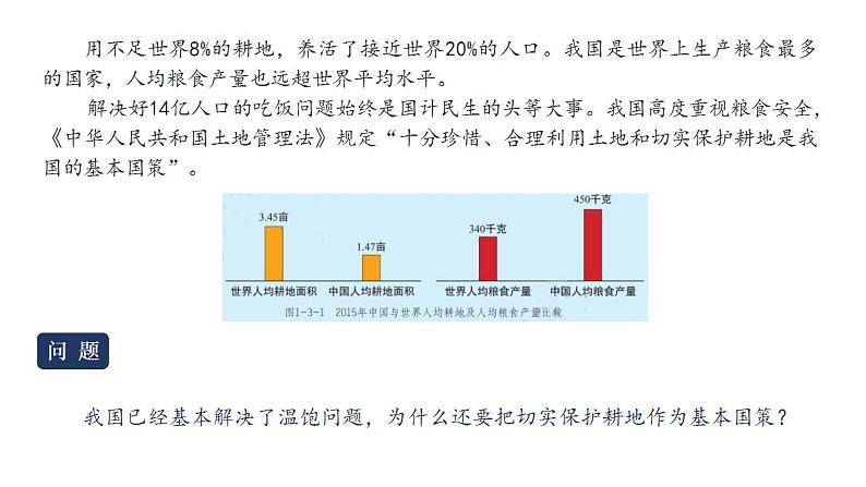 鲁教版地理选择性必修3 1.3 耕地与粮食安全  课件02