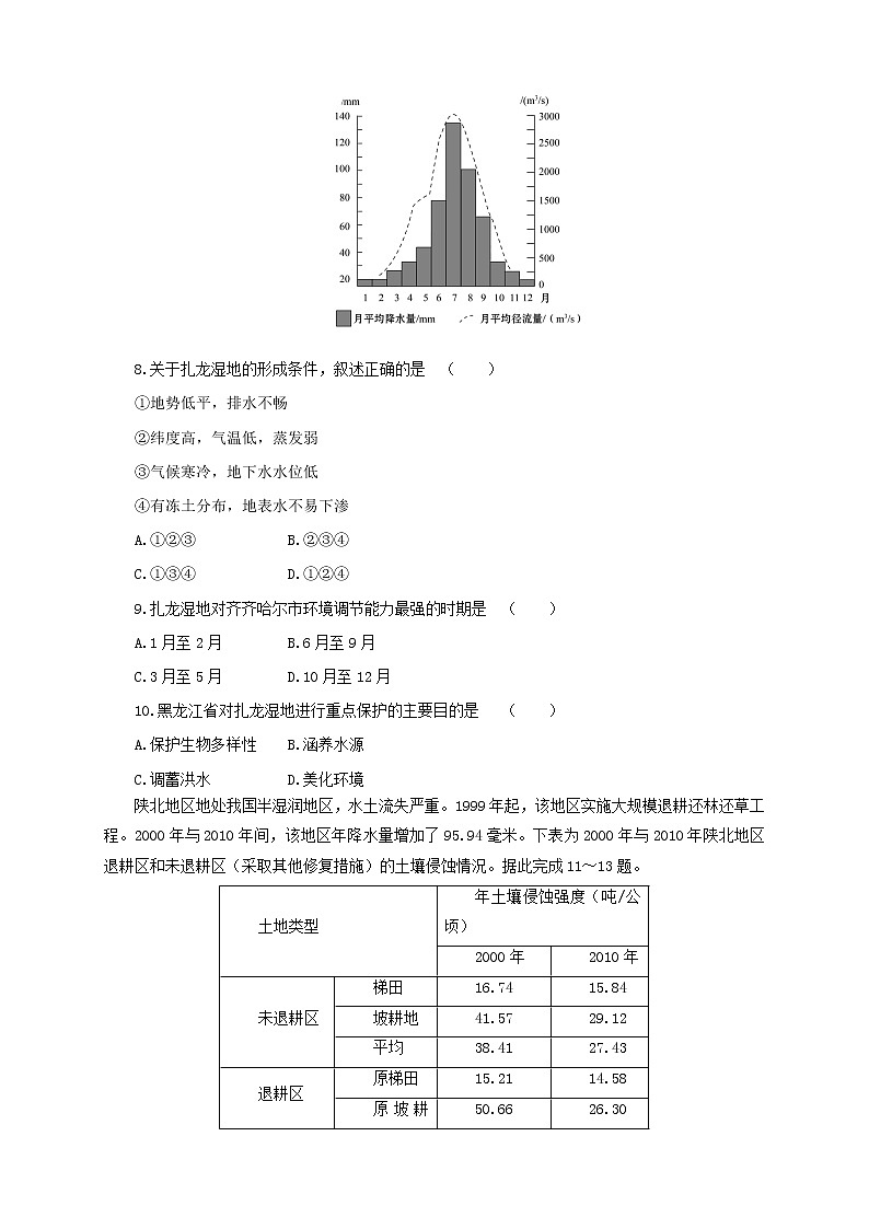 鲁教版地理选择性必修3 2.2 自然保护区与生态安全（同步训练）03