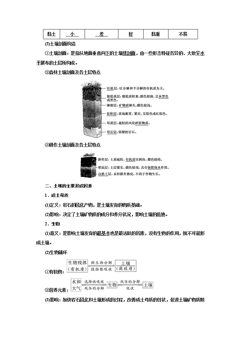 第五章 第二节 土壤  学案 高中地理新人教版必修第一册（2021年）02