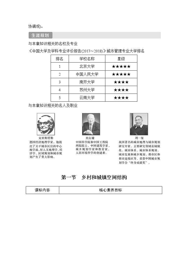 2020-2021学年高中地理新人教版必修第二册 第二章 第一节 乡村和城镇空间结构 学案2第2页