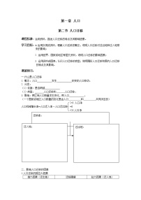 高中地理人教版 (2019)必修 第二册第二节 人口迁移学案设计