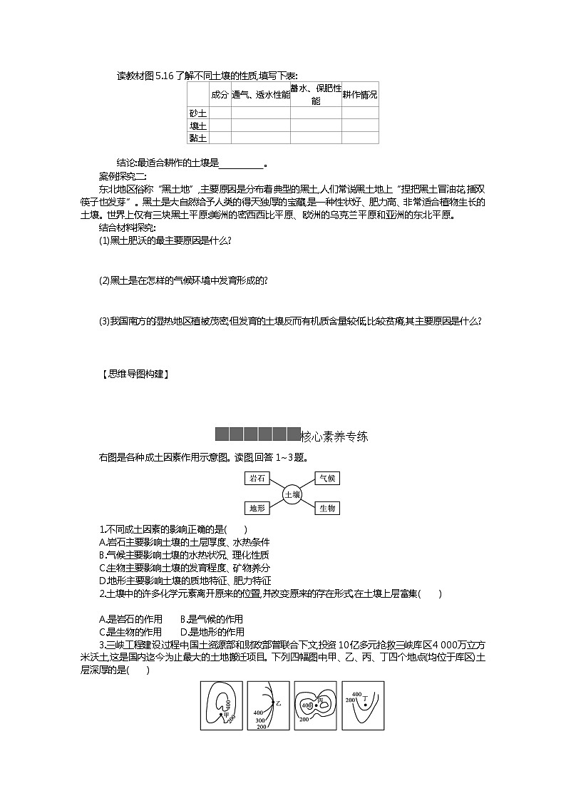 2021-2022学年高中地理新人教版必修第一册 5.2土壤 学案二03