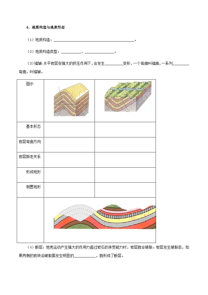 【新教材精创】2.2 地表形态的变化（第1课时）导学案-湘教版高中地理选择性必修Ⅰ03