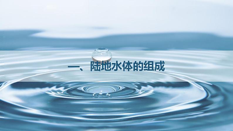 【新教材精创】4.1 陆地水体及其相互关系（课件）-鲁教版高中地理选择性必修Ⅰ (1)04