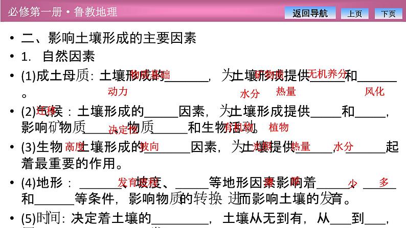 第三单元  第四节　分析土壤形成的原因课件PPT06