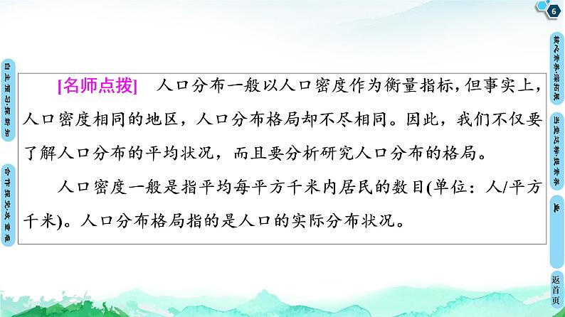 第1单元 第1节　人口分布 课件—2020-2021学年鲁教版（2019）地理必修2(共65张PPT)第6页