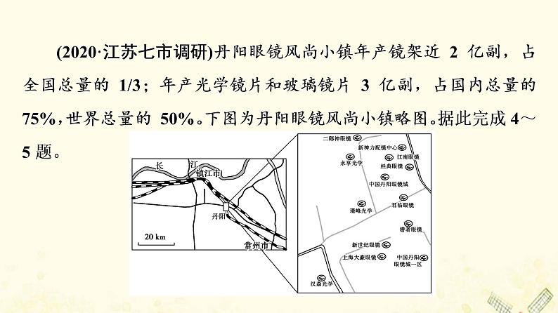 2022届高考地理一轮复习课后集训27工业地域的形成与工业区课件07