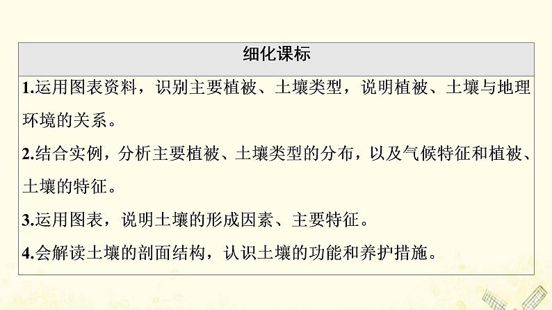 2022届高考地理一轮复习第1部分自然地理第5章第1讲植被与土壤课件02