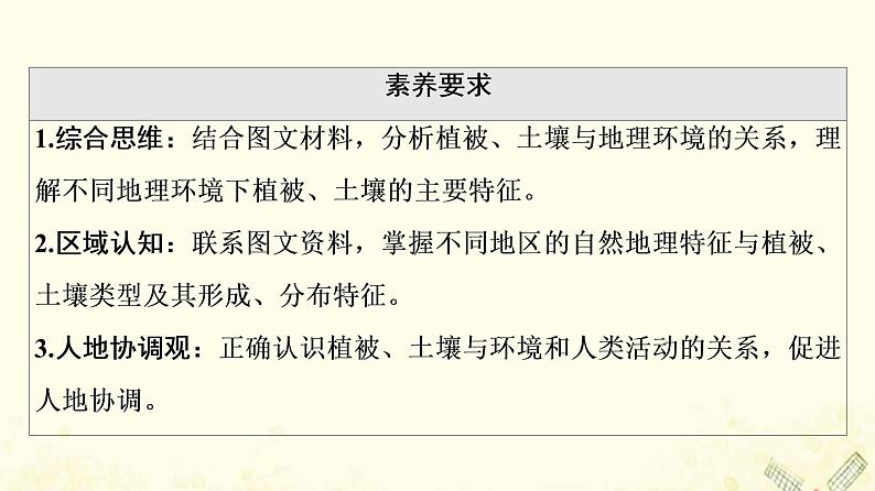 2022届高考地理一轮复习第1部分自然地理第5章第1讲植被与土壤课件03