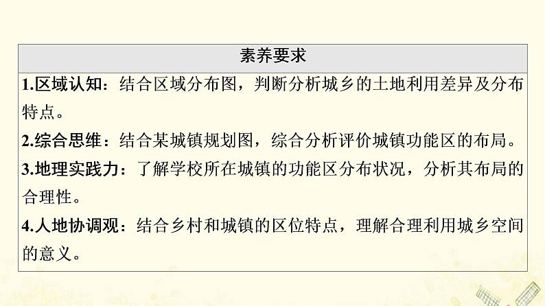 2022届高考地理一轮复习第2部分人文地理第8章第1讲城镇内部空间结构课件03