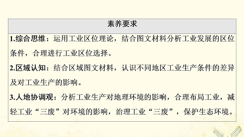 2022届高考地理一轮复习第2部分人文地理第10章第1讲工业的区位选择课件03