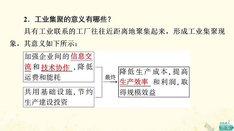 2022届高考地理一轮复习第2部分人文地理第10章第2讲工业地域的形成与工业区课件05