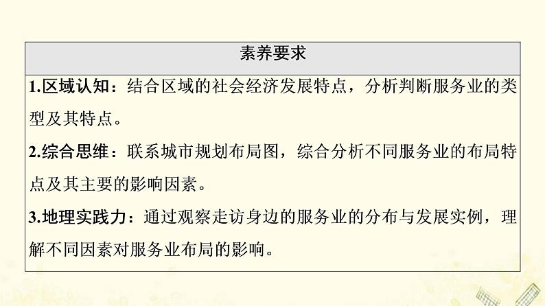 2022届高考地理一轮复习第2部分人文地理第11章第1讲服务业区位因素课件03