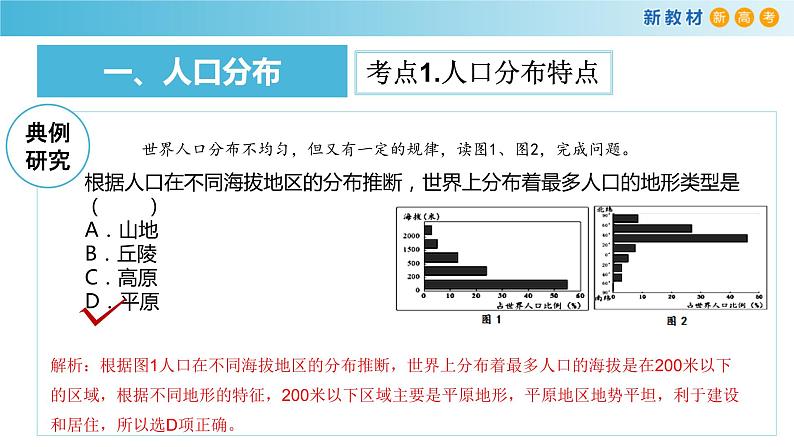 【新教材精创】第一章 人口与环境单元复习课件（1）-鲁教版高中地理必修第二册第4页